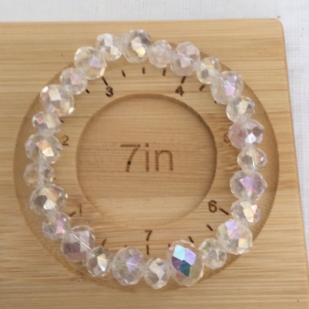 Iridescent Beaded Bracelet